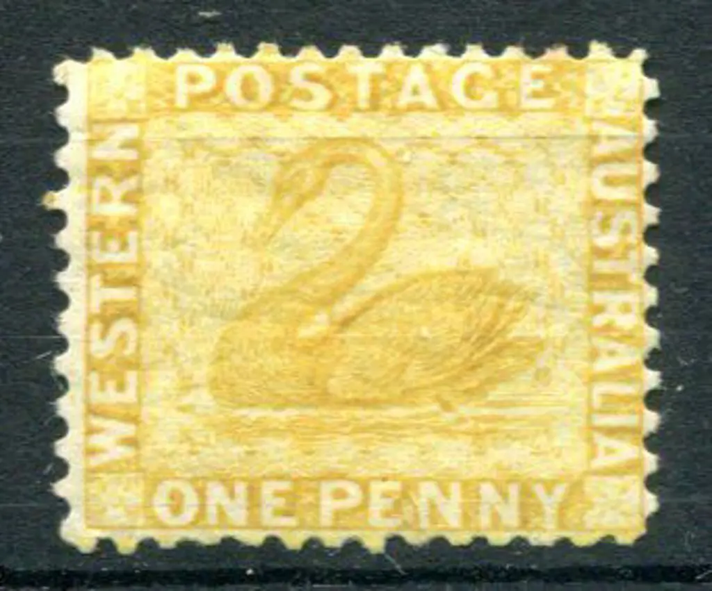 1883 1d yellow-ochre. MLH with tone spot on one ... Image 1++