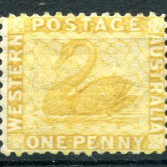 1883 1d yellow-ochre. MLH with tone spot on one ...