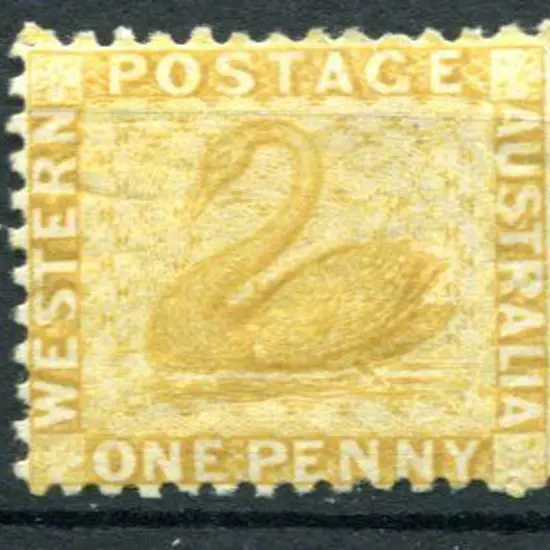 1883 1d yellow-ochre. MLH. SG 82, Cat. £100