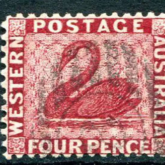 1883 4d carmine, perf. 12 with 3 different wmk ...