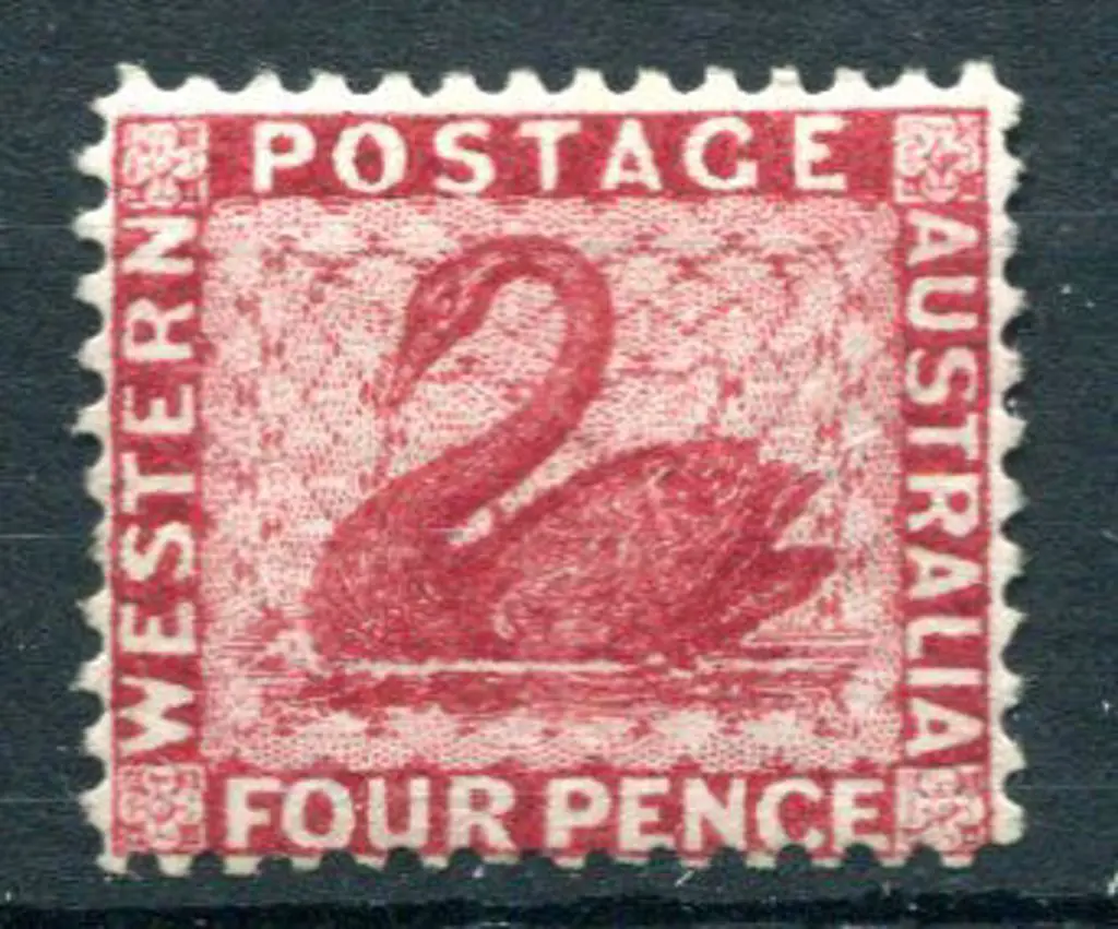 1882 4d carmine with crown to right of CA wmk. ... Image 1++