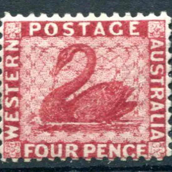 1882 4d carmine with crown to right of CA wmk. ...