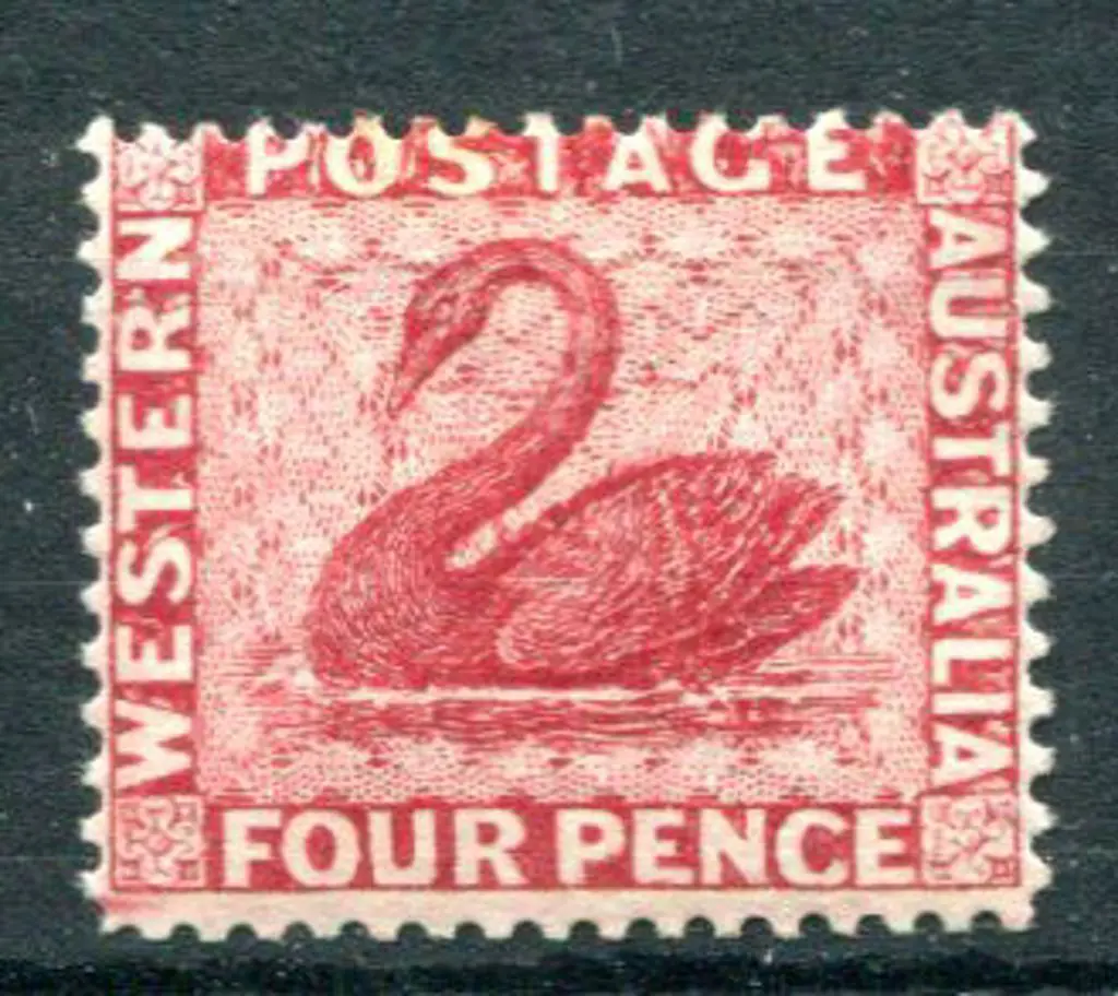 1882 4d carmine with re-entry varieties to both ... Image 1++