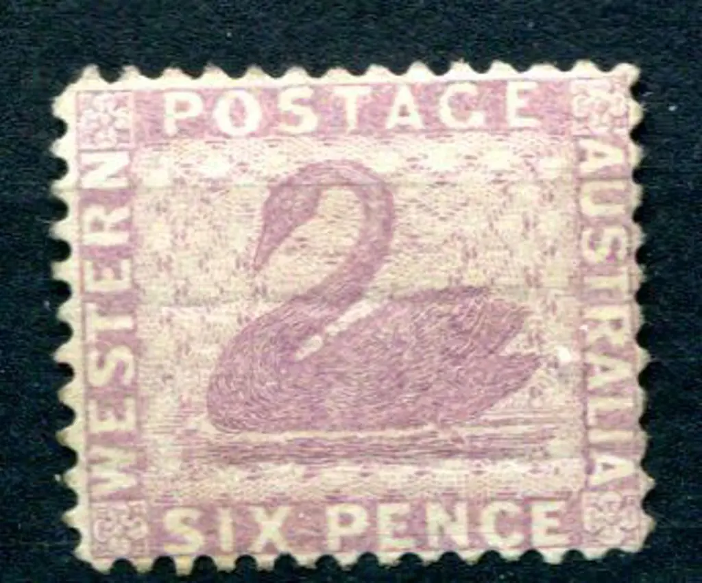 1883 6d lilac. Mint without gum & 2 horiz creases ... Image 1++