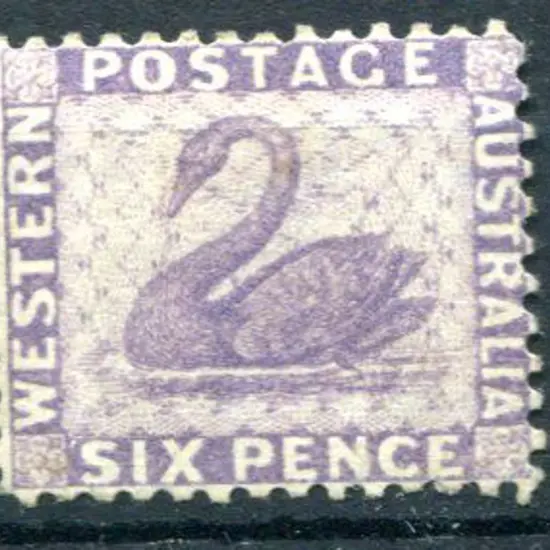 1883 6d lilac. MLH, minute natural paper thin. SG ...