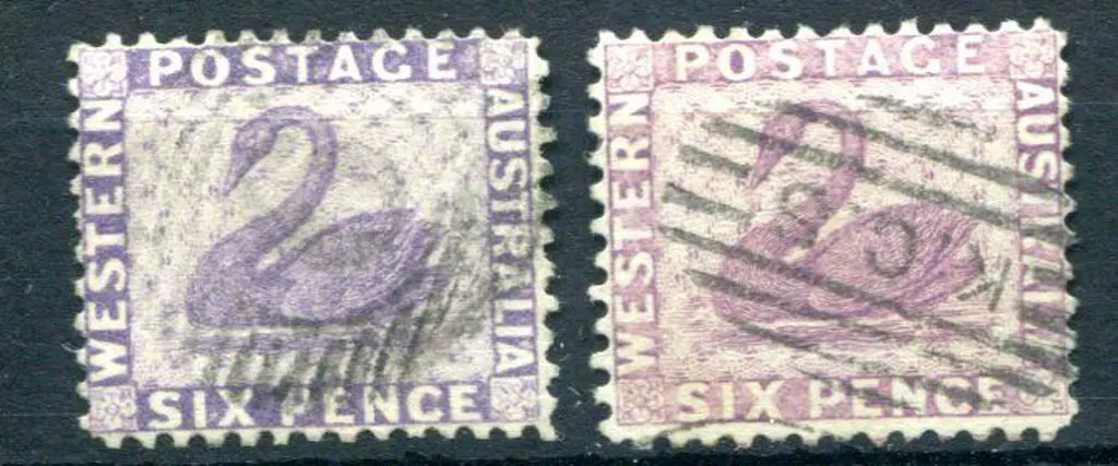 1883 6d lilac (SG 85) & 6d reddish lilac with wmk ... Image 1++