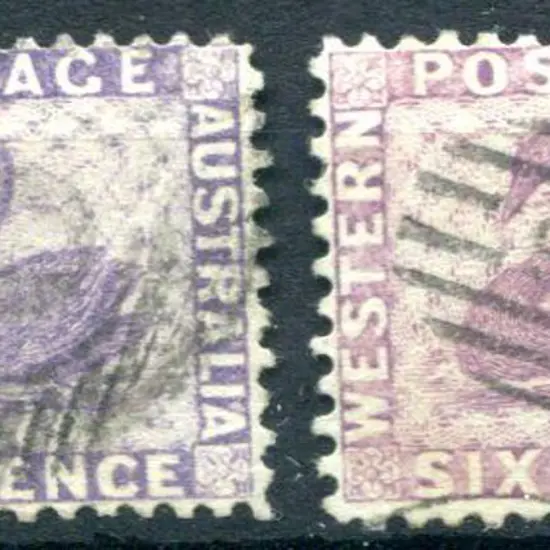 1883 6d lilac (SG 85) & 6d reddish lilac with wmk ...