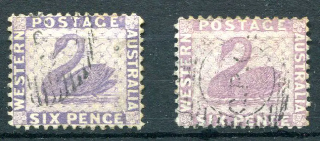 1882 6d lilac (SG 85) & 6d reddish-lilac with wmk ... Image 1++