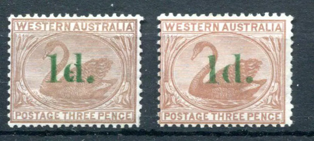1885 1d on 3d pale brown & 3d Cinnamon shades with ... Image 1++
