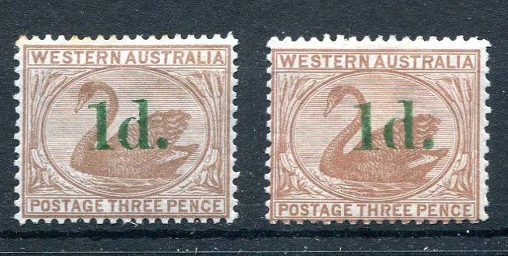 1885 1d on 3d pale brown MH & 1d on 3d cinnamon ... Image 1++