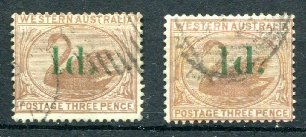 1885 1d on 3d pale brown & Cinnamon shades with ... Image 1++