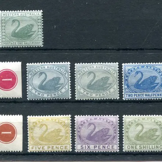 1885/93 ½d in both shades, 1d with Plate 1 RH ...