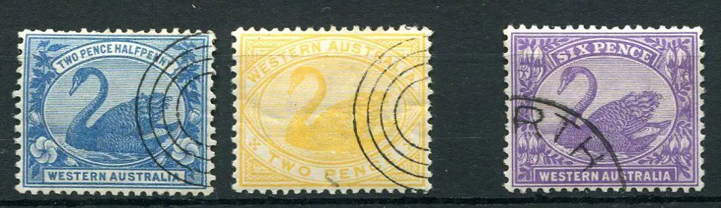 1885/93 2d yellow & 2½d blue, W Crown A wmk, perf. ... Image 1++