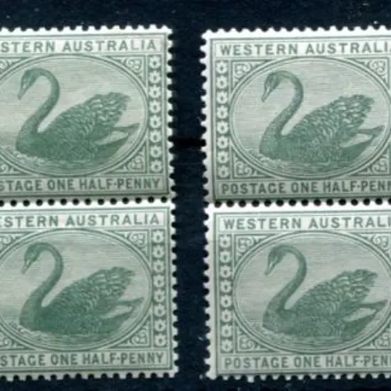 1885/93 ½d yellow-green & ½d green with both ...