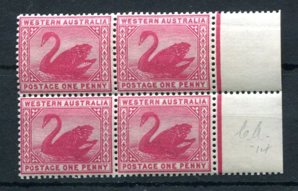 1885/93 4d carmine, Crown CA Wmk (Sideways), perf ... Image 1++