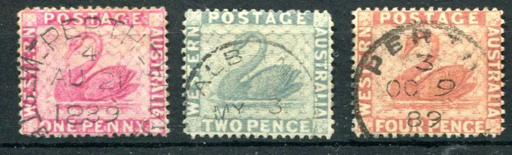 1888 set of 3 as above. All fine used with neat ... Image 1++