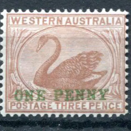 1893 1d on 3d as above but all MLH. SG 107/09, ...