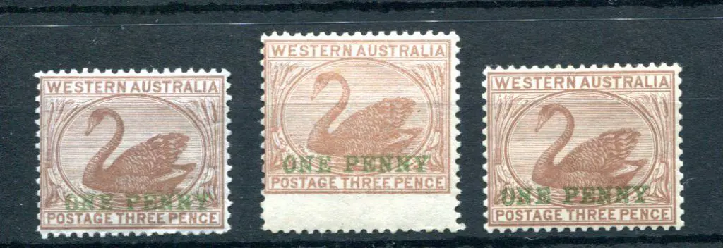 1893 1d on 3d pale brown & 3d Cinnamon with ... Image 1++