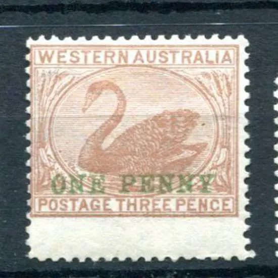 1893 1d on 3d pale brown & 3d Cinnamon with ...