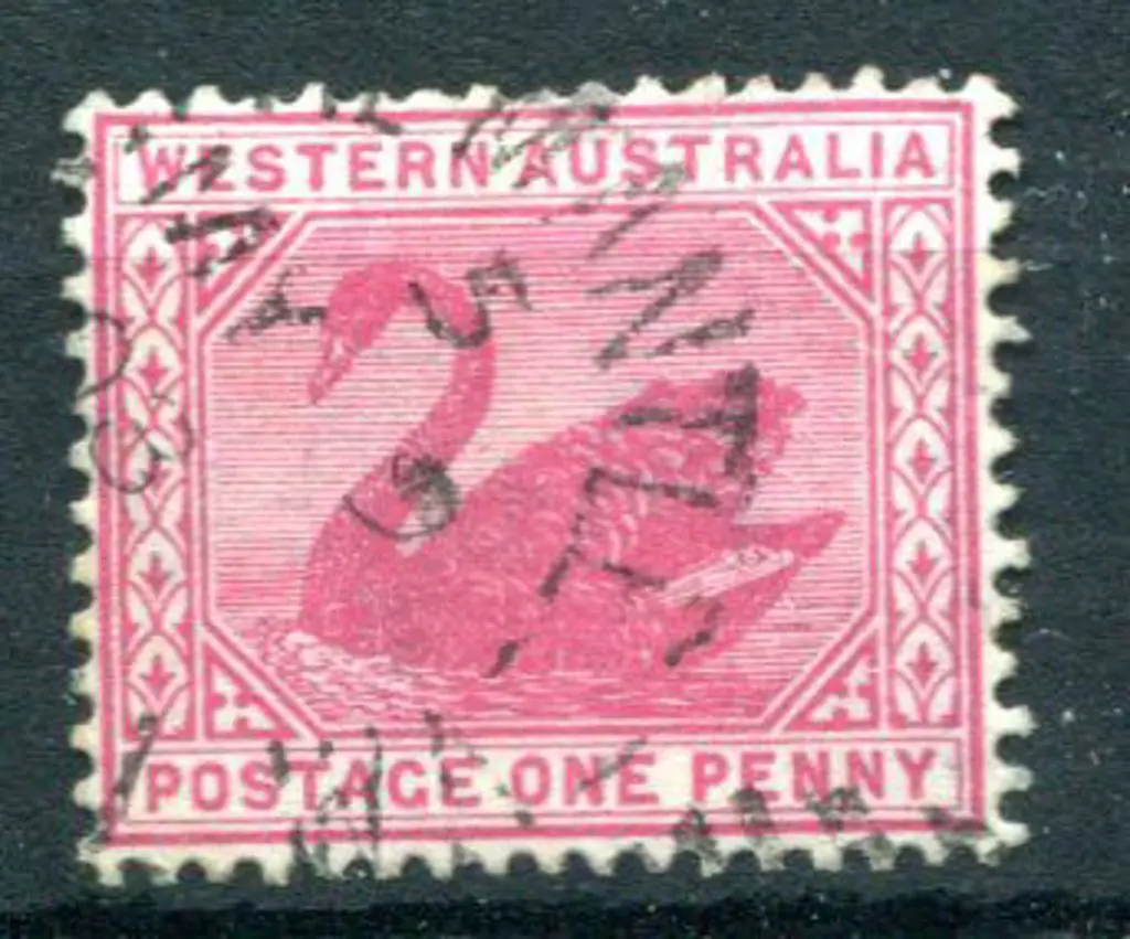 1898 1d carmine with inverted wmk. Fine used by ... Image 1++