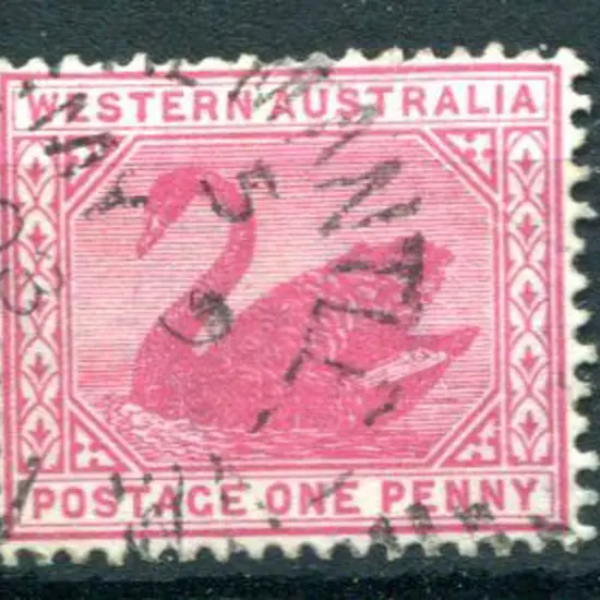 1898 1d carmine with inverted wmk. Fine used by ...