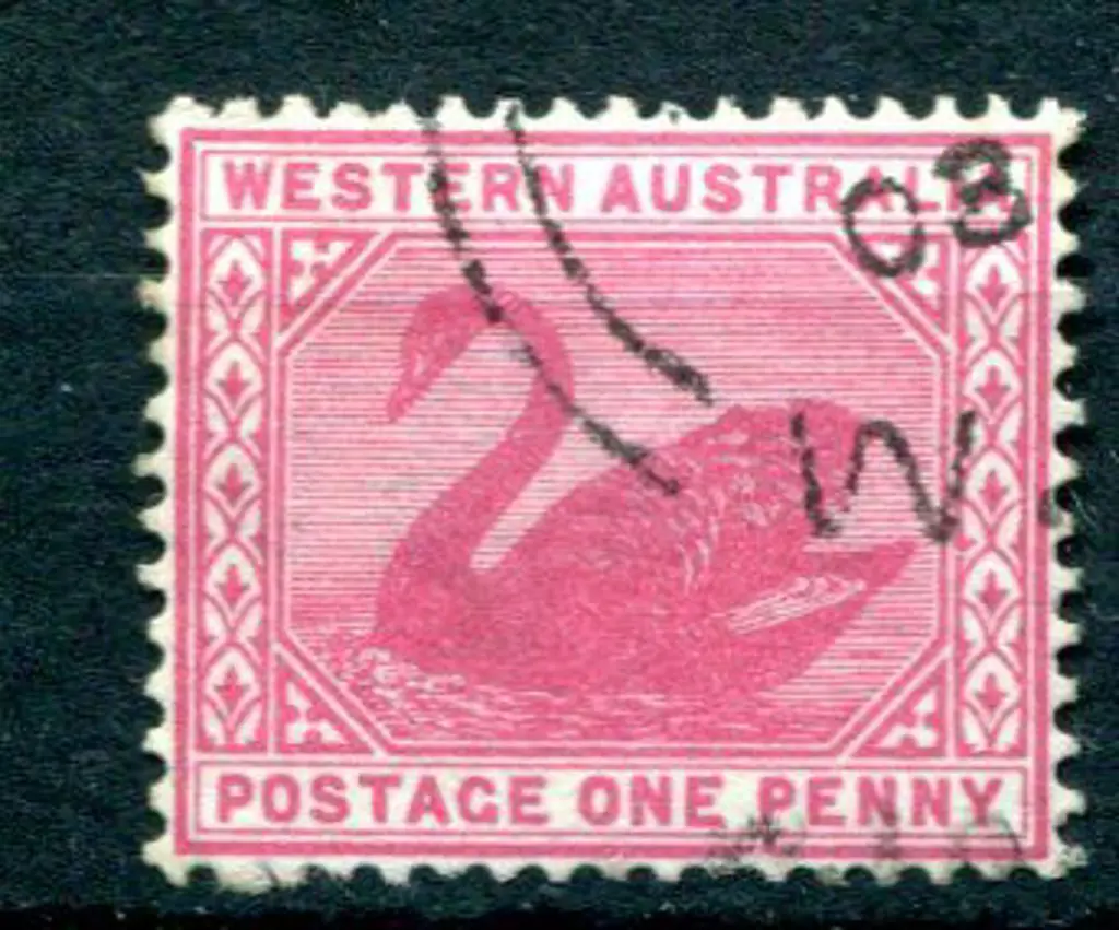 1898 1d carmine with inverted wmk Fine used with ... Image 1++