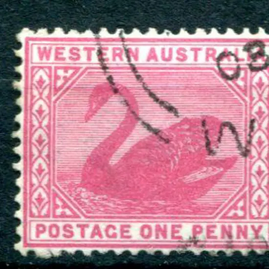 1898 1d carmine with inverted wmk Fine used with ...