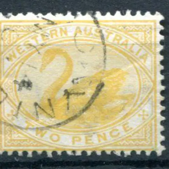 1899 2d bright yellow with inverted wmk. Fine used ...