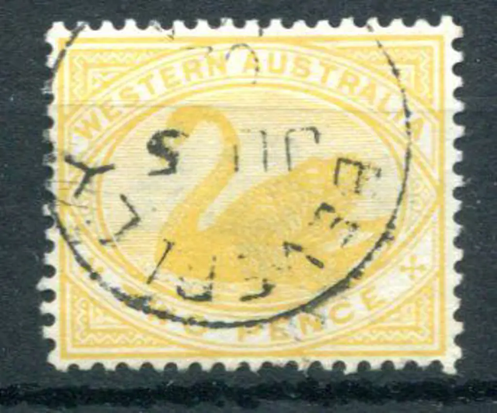 1898 2d bright yellow with inverted wmk. Fine used ... Image 1++