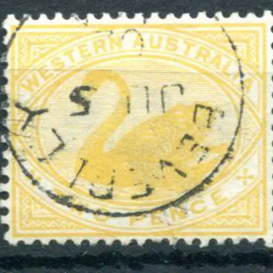 1898 2d bright yellow with inverted wmk. Fine used ...