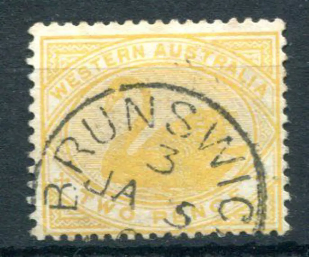 1899 2d bright yellow with inverted wmk. ... Image 1++