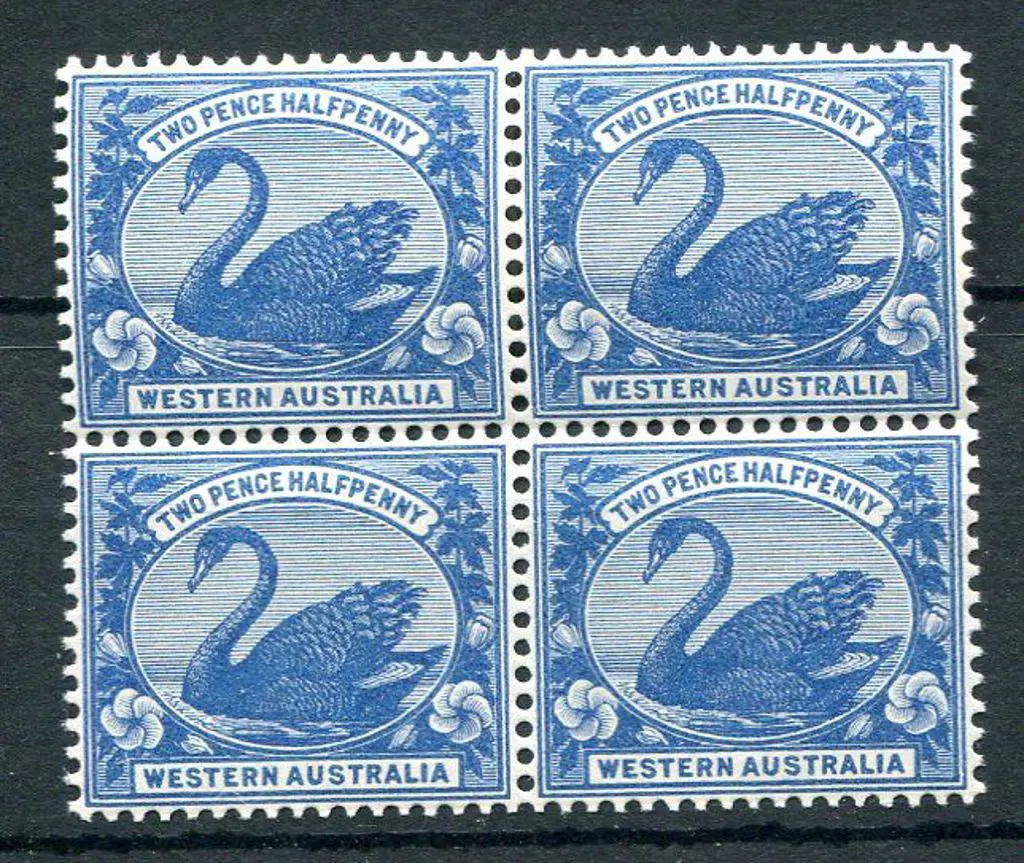 1901 2½d blue. MUH block of 4. SG 114, Cat. £72 + ... Image 1++