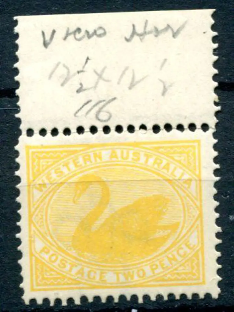 1903 2d yellow with upright wmk. MUH, hinged on ... Image 1++