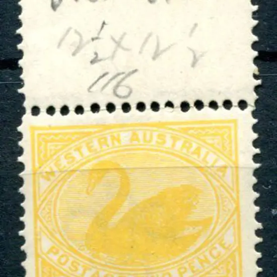 1903 2d yellow with upright wmk. MUH, hinged on ...