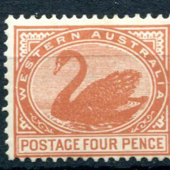 1903 4d chestnut with upright wmk. Fresh MLH. SG ...