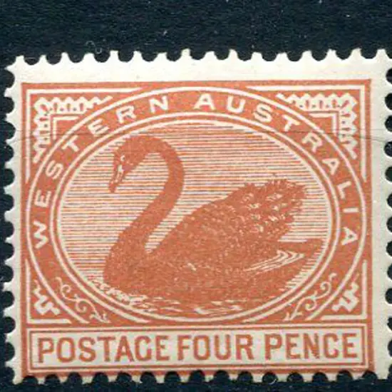 1902 4d chestnut with upright inverted wmk. Fresh ...