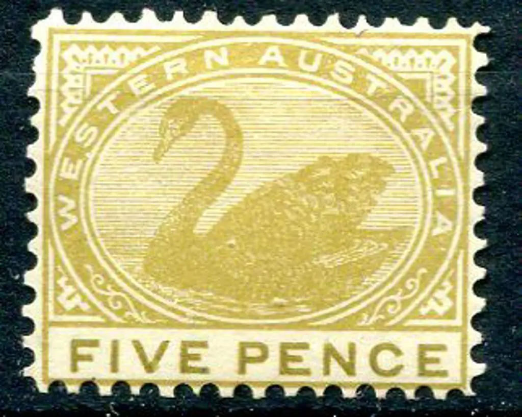 1905 5d bistre. MH with hinge remainder. One of ... Image 1++
