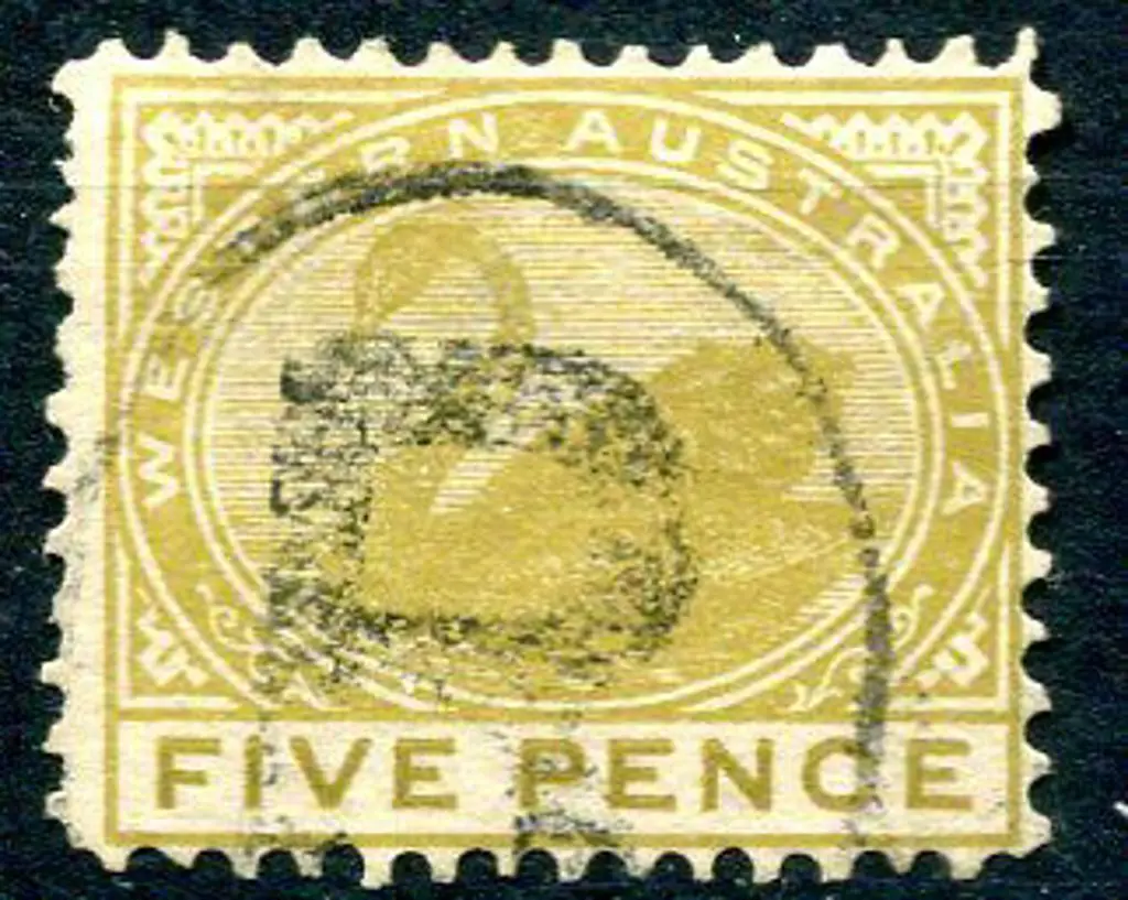 1905 5d bistre. Fine used by "R" in circle cancel. ... Image 1++