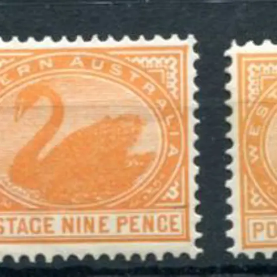 1902/11 8d apple green, 9d yellow-orange in 2 ...