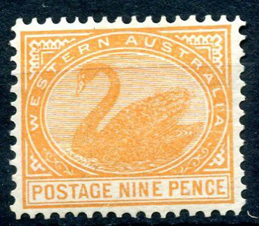 1903 9d yellow-orange MH. Fine well centred ... Image 1++