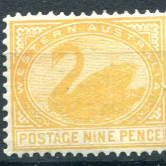 1903 9d yellow-orange with sideways V/crown wmk. ...