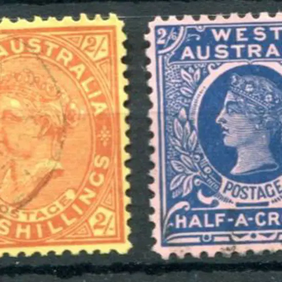 1902/11 2/- in 2 shades, 2/6 deep blue/rose & 5/- ...