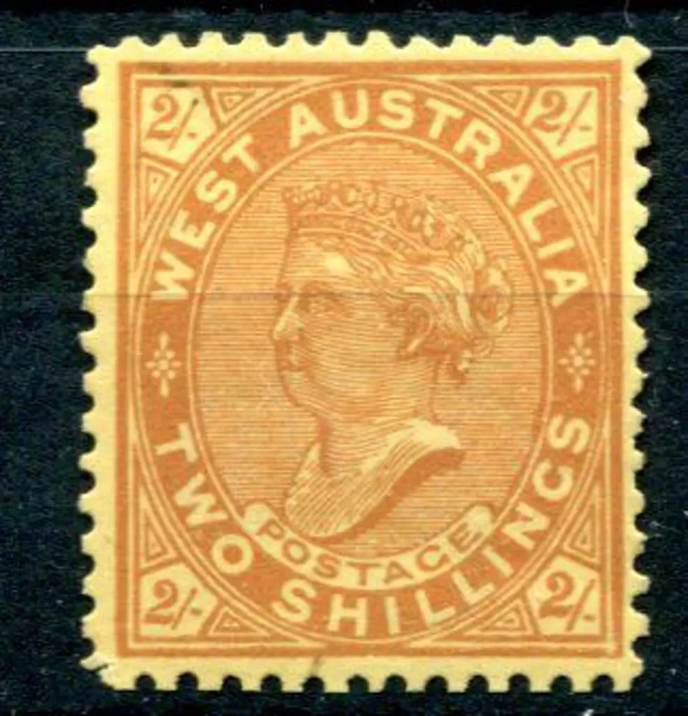 1911 2/- brown-red/yellow with sideways wmk. MLH. ... Image 1++