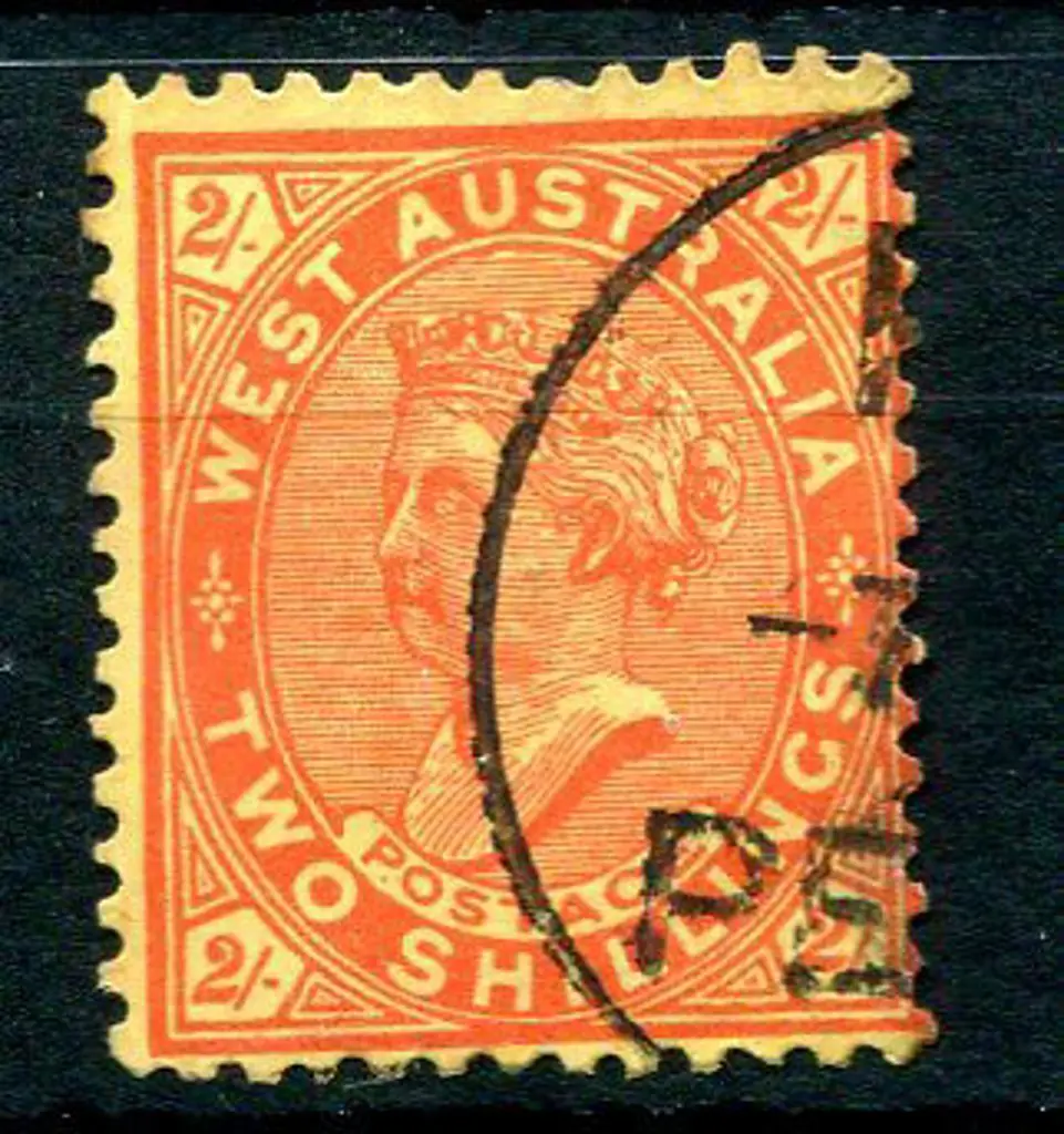 1911 2/- vermilion/yellow. Fine used with neat ... Image 1++