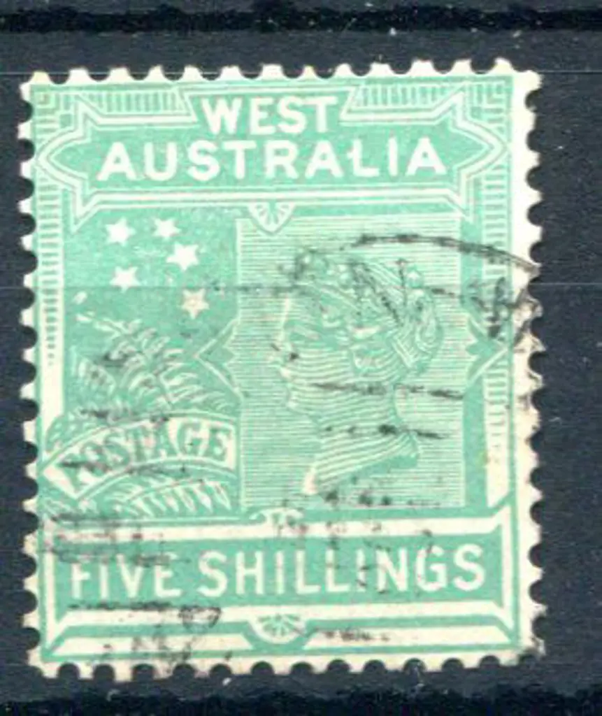 1902 5/- emerald-green. Lightly used. SG 126, Cat. ... Image 1++