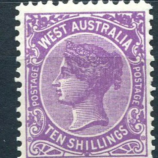 1902 10/- deep mauve. Fine MUH with good ...