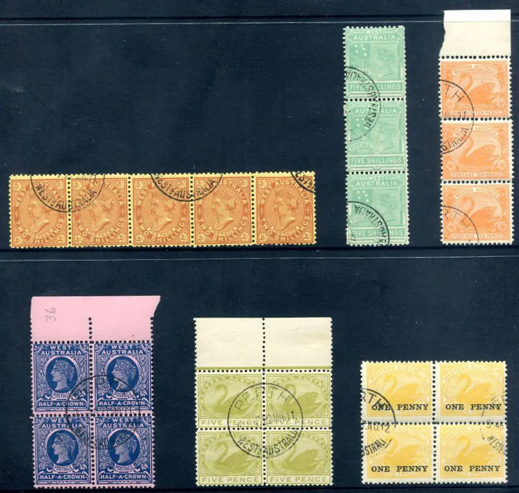 1902-1912 Selection of MUH, CTO, strips & blocks ... Image 1++