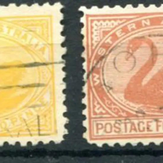 1902/11 1d carmine-rose, 2d yellow, 4d chestnut & ...