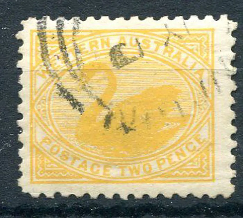 1902 2d yellow. F/U & well centred. SG 130, Cat. ... Image 1++