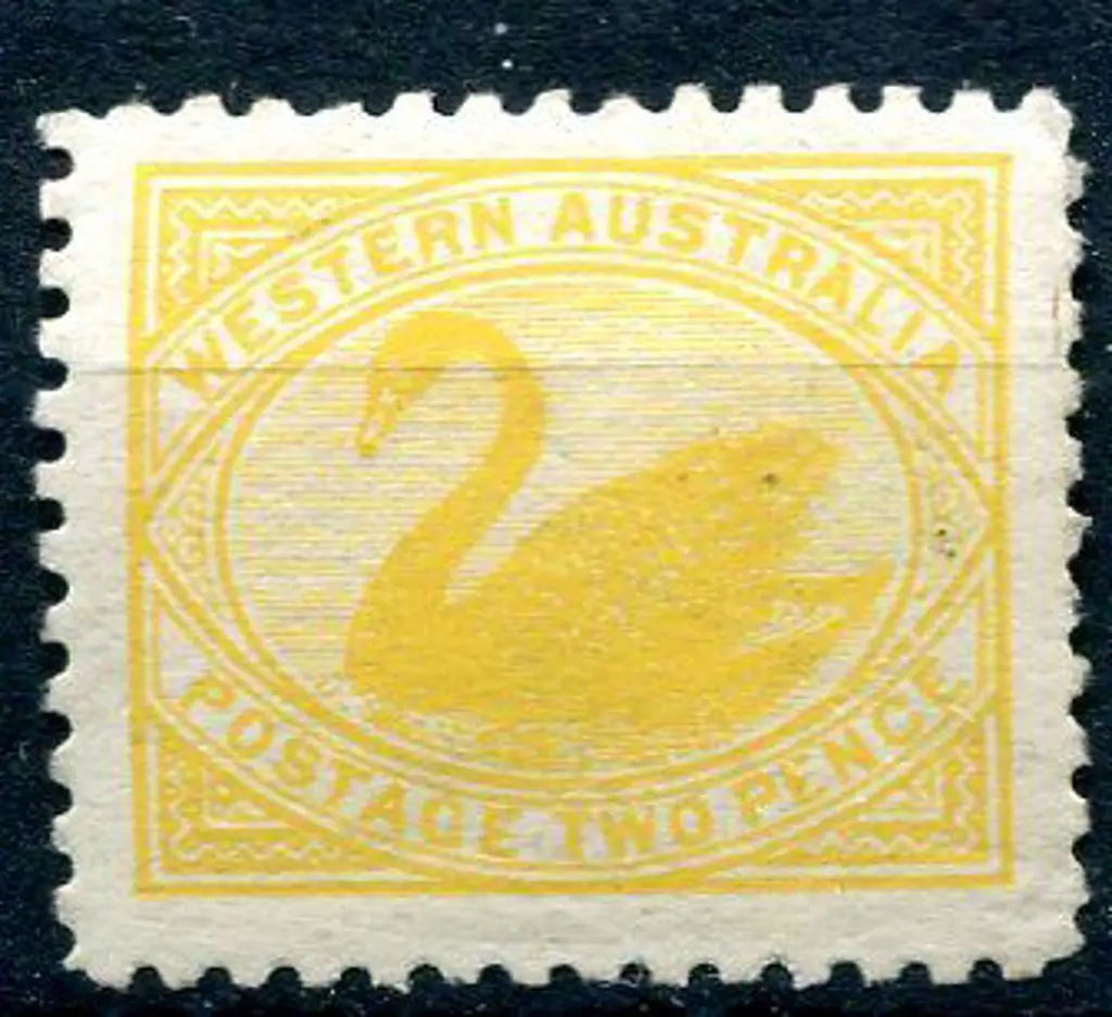 1902 2d yellow. MLH, some shortish perfs at right. ... Image 1++